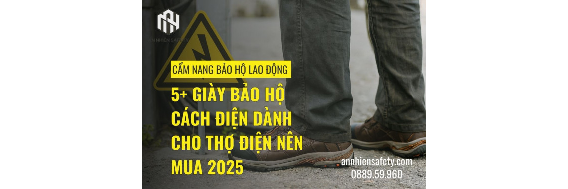 5+ giày bảo hộ cách điện dành cho thợ điện nên mua 2025