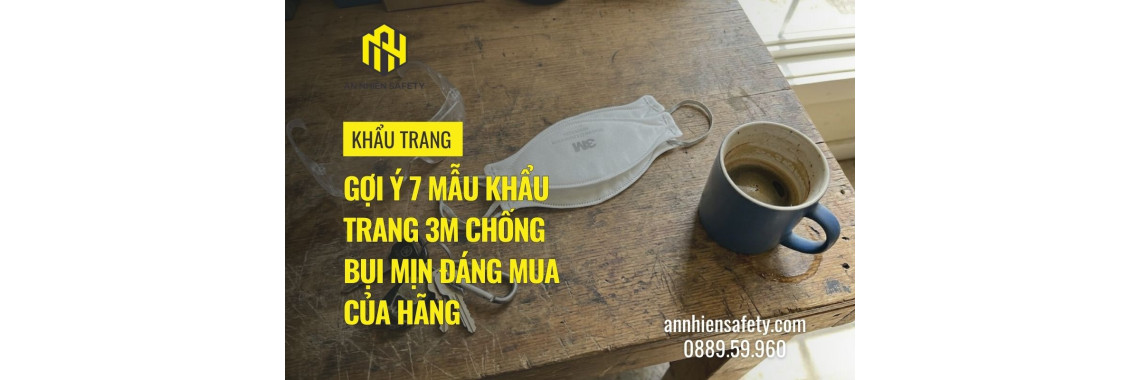 Gợi ý 7 mẫu khẩu trang 3M chống bụi mịn đáng mua của hãng