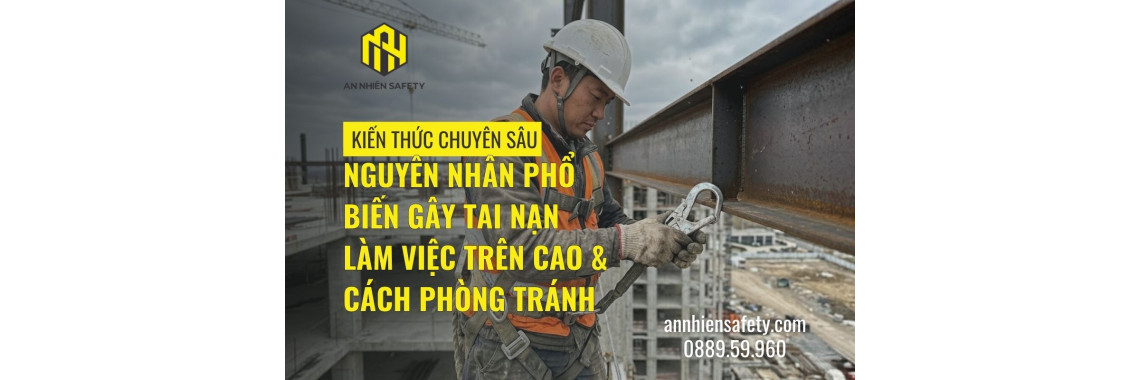 Nguyên nhân phổ biến gây tai nạn làm việc trên cao & cách phòng tránh