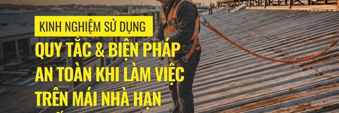 Quy tắc & biện pháp an toàn khi làm việc trên mái nhà hạn chế tai nạn