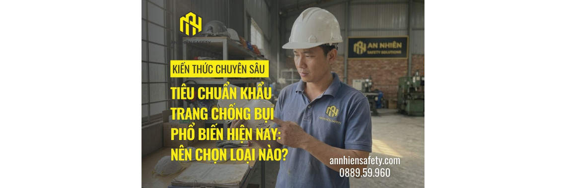Tiêu chuẩn khẩu trang chống bụi phổ biến hiện nay: nên chọn loại nào?