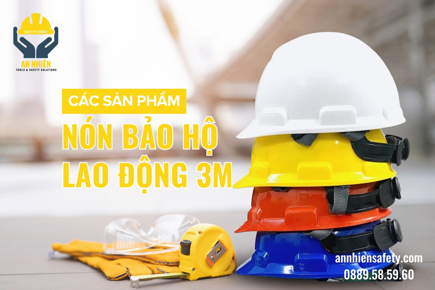 Các sản phẩm nón bảo hộ lao động 3M