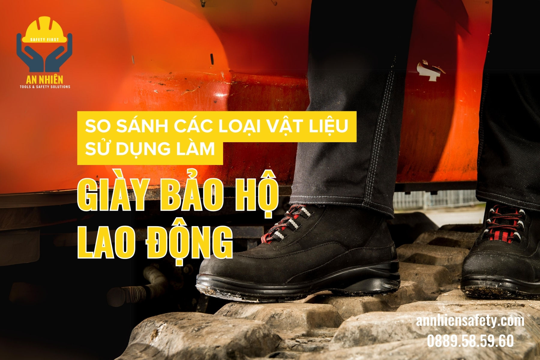 So sánh các loại vật liệu sử dụng làm giày bảo hộ lao động