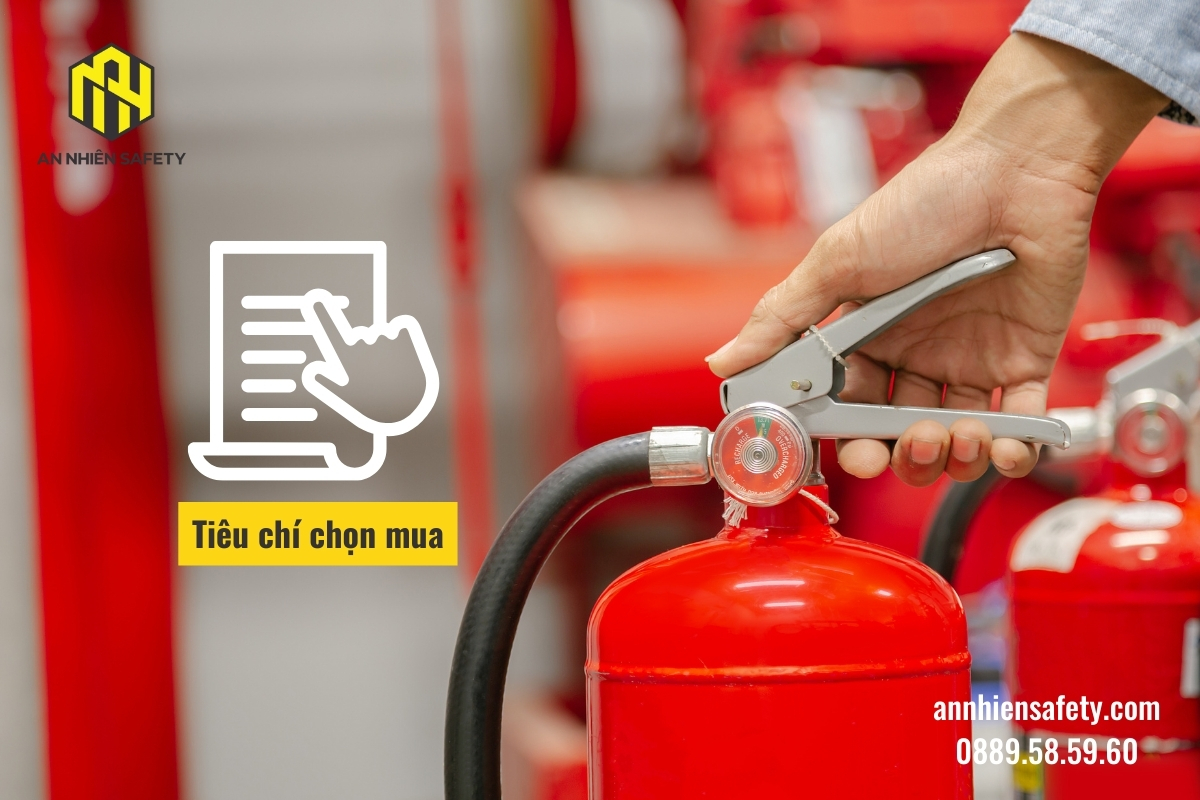 Các tiêu chí lựa chọn bình chữa cháy chất lượng