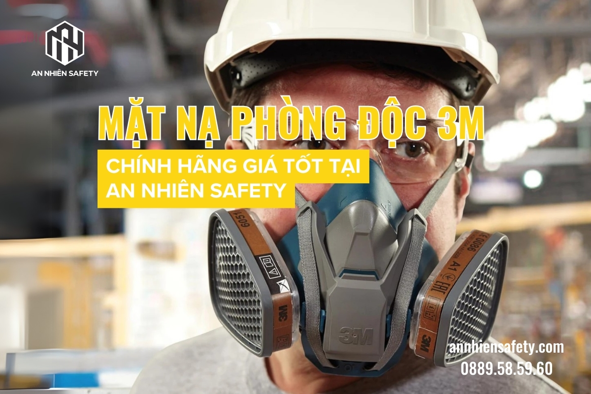 Mặt nạ phòng độc 3M chính hãng giá tốt tại An Nhiên Safety